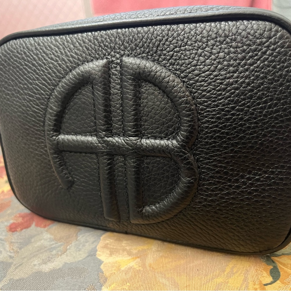 Anine Bing Lili Bag – Black Pebbled Leather